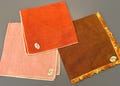 Vintage Handkerchief Hankies - Set of 3 Handkerchiefs - Burmel Handkerchief - Irish Linen - Solid Color Linen Handkerchiefs