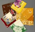 Vintage Handkerchief Hankies - Set of 5 Floral Handkerchiefs - Burmel Handkerchief - Embroidered Handkerchief - Cotton Linen