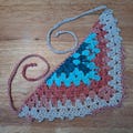 Handmade Crochet Bandana – Lightweight Triangle Head Scarf – Boho Hair Wrap – Festival Bandana – Summer Accessory