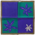 Junko Koshino Vintage Handkerchief Japanese Designer Graphic Modernist Design Op Art 17 x 17 inches I Free Shipping 35USD+ (Auto in Cart)