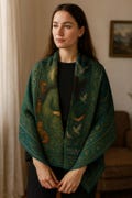 Valley of Unity Mystical Shawl | Abraham Xerxes Collection | Persian Miniature Inspired Scarf