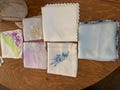 Vintage Ladies Hankerchief, Lot of 6, Ladies Hanky’s