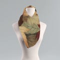 Autumn Leaves Scarf: Lightweight Fall Colors Fashion Wrap
