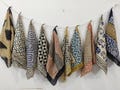 A set of 10 bandanas, neck scarf,block print neckerchief, printed stylish cotton  scarf,bandanas,21×21" Inch handkerchief,bandanna pattern