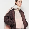 Wool Scarf Women Plaid Winter Shawl Cozy Warm Wrap Soft Checkered Design Fashion Accessory Elegant Gift for Her Casual or Office Wear
