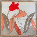 Per SPook Vintage Handkerchief 19 x 19 inches