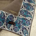 LANVIN Paris Vintage Handkerchief 18 x 18 inches