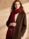 Women Scarf Personalised Custom name Embroidered Initial Scarf Christmas  25091002