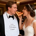 Adjustable Size Adult Bib,Custom Text Embroidery Bib,Comfortable White Bib,Secret Santa Bib,Personalized Adult Bib,Wedding Breakfast Bib