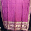 Pure Silk Banarasi Dupatta | Jai Ram Jay Ram Ramavali inscription Dupatta | 2.25 Meter Length | Traditional Handwoven Silk scarf