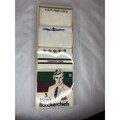 New Old Stock Vintage 3 Pack Men's Handkerchiefs White Embroidered 17" X 17"