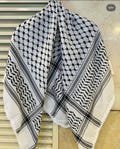Hand-embroidered scarves ( Kufiya )