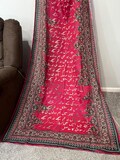 digital poetry printed dupatta Swiss lawn