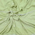 Indian Vintage Dupatta Green Long Stole Cotton Handmade Chikankari Scarves Veil Scarf Wrap Hippie Boho Soft