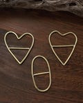 1 pc Brass bandana slide