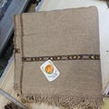 Handmade Wool Shawl Handmade Warm Afghan Patoo Blanket Wrap Sawati Lamb Wool Solid Premium Quality