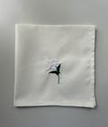 Calla lily handkerchief, Handkerchief, Calla lily, Gift idea, Embroidered handkerchief,
