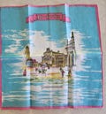 Alt Berlin  Gendarmenmarket Hankie Blue and PinkSouvenir