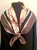 HERMES Carre 90 Les chevaux d'apres van der meulen Silk