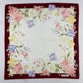 Vintage Yves Saint Laurent Handkerchief Retro Cotton Handkerchief Colorful Vintage Hanky Vintage Floral Handkerchief Headscarf Bandana