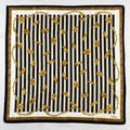 Vintage Fendi Handkerchief Retro Cotton Handkerchief Colorful Vintage Hanky Vintage Floral Handkerchief Headscarf Bandana