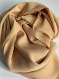 Luxury Amber Gold Chiffon Scarf Bridal Wedding Evening Wrap