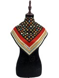 Vintage Pierre Balmain Silk Scarf Classic Scarves Neckwear Accessories Scarf Pierre Balmain Shawl Silk Square Scarf Vintage Foulard Babushka