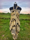 Beach Wrap Pareo, Hand Block Printed Cotton Sarong, Long Scarf, Large Sarong, Soft Fabric Scarf, Cover up, Fashion Shawl Beach Sarong