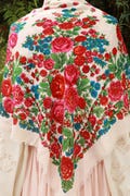 120x120cm Luxury Floral Print Square Scarf Women Breathable Thin Bandana Shawl Foulard Femme Beach Stole Lady Wraps  Scarf Slavic Scarf