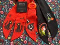 Vintage Halloween scarves! Black Cats! Creepy Bats! Cute Witches! 30's 40's 50's novelty print!