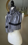 Vintage YSL Silk Scarf, Vintage Designer Long Silk Scarf