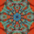 Trippy Mandala Red Light Scarf | Boho Accessories, Statement Wrap, Unique Gift, Festival Must-Have, Trendy Fashion