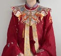 Gold Fish Embroidered Detachable Collar Vintage Chinese Asian Style Hanfu Dress Inspired women’s Accessory Ribbon gift 503