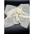 Vintage Peking Stitch Embroidered Handkerchief Chinese export