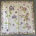Nina ricci vintage flower pattern cotton scarf from Japan, 58cm*58cm
