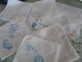 Vintage Ladies Handkerchiefs with Embroidery and Fine Details Lot of 7