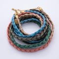 Pastel Braided Soft Fabric Necklace 17 inch long for Necklace Charm Jewelry DIY Supply WA-880