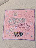 Powerpuff Girls vintage handkerchief| Super Cute Cartoon Bandana | 100% Cotton Hankie | Nostalgic Gift | Anime Fabric Accessory