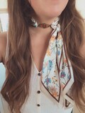 Personalized Leather Bandana Slide: Custom Scarf Keeper, Western Style