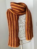 Cozy winter scarf, wool, alpaca, mohair & silk