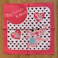 Vintage Pink Panther & Pals Handkerchief 2523