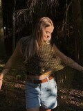 Handmade fairy glitter scarf triangular scarf knitted with sequins