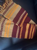 Hand knitted Adult Scarf - Autumnal Colours