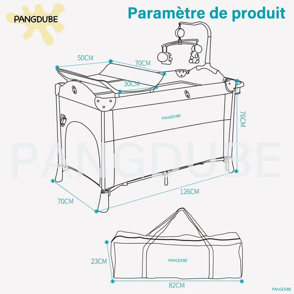 pangdube multifunctional baby crib 0~4 years old baby bed, baby rocker, diaper changing table baby cot free installation pangdube multifunctional baby crib 0~4 years old baby bed, baby rocker, diaper changing table baby cot free installation