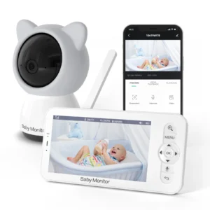wifi baby monitor babyphone video baby camera bebe nanny hd 5 inch lcd mobile phone app control ptz lullabies for new born