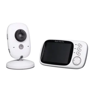 3.2 inch wireless video baby monitor auto night vision two way intercom temperature monitoring surveillance camera nanny
