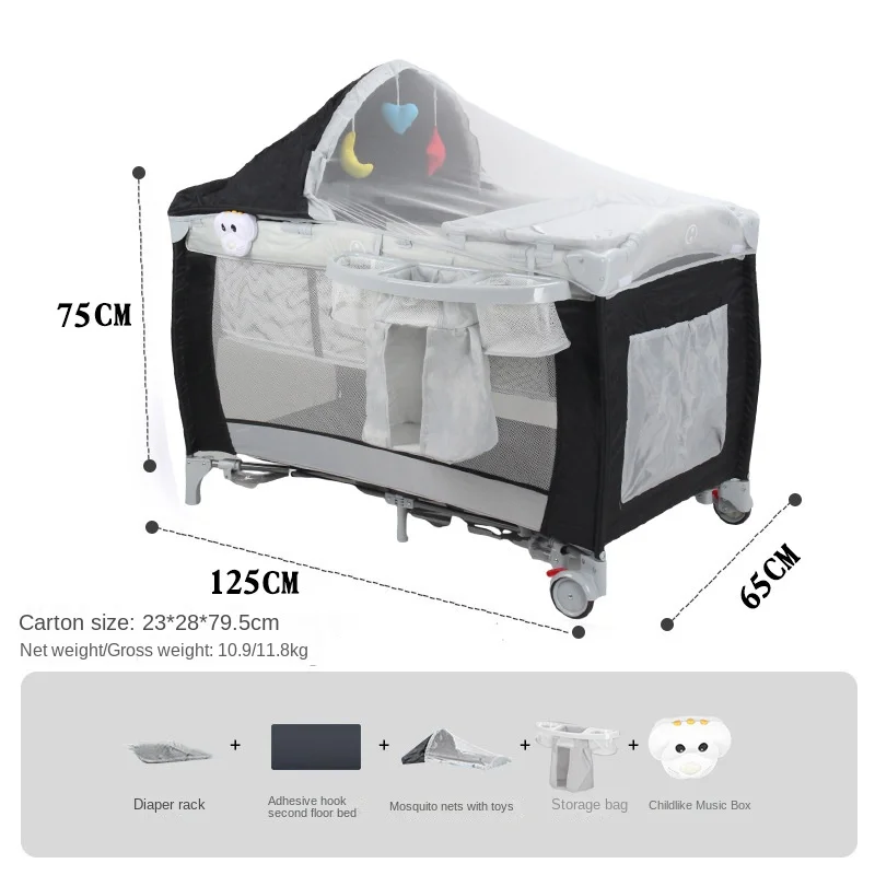 baby crib newborn multifunctional baby bed foldable cot with diaper table crib cradle with mosquito net cribs baby playpen baby crib newborn multifunctional baby bed foldable cot with diaper table crib cradle with mosquito net cribs baby playpen