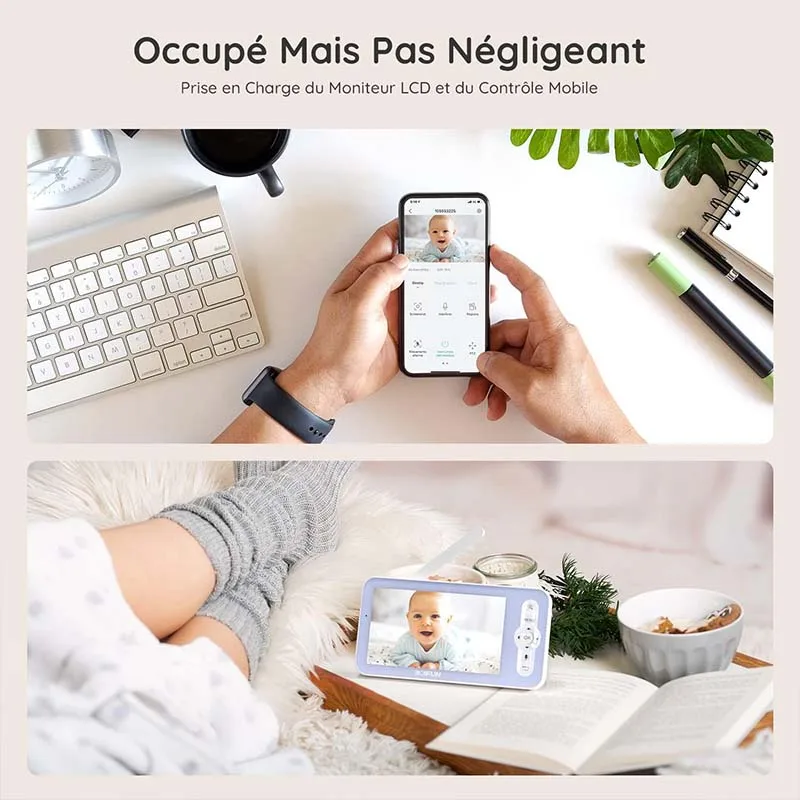 boifun 2k 5" baby monitor camera with phone app, 360° rotation, motion monitoring and automatic tracking boifun 2k 5" baby monitor camera with phone app, 360° rotation, motion monitoring and automatic tracking