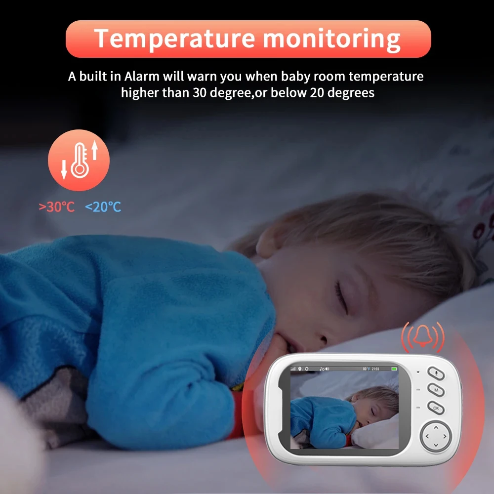 cdycam new 3.5 inch wireless video baby monitor night vision temperature monitoring 2 way audio talk baby nanny security camera cdycam new 3.5 inch wireless video baby monitor night vision temperature monitoring 2 way audio talk baby nanny security camera