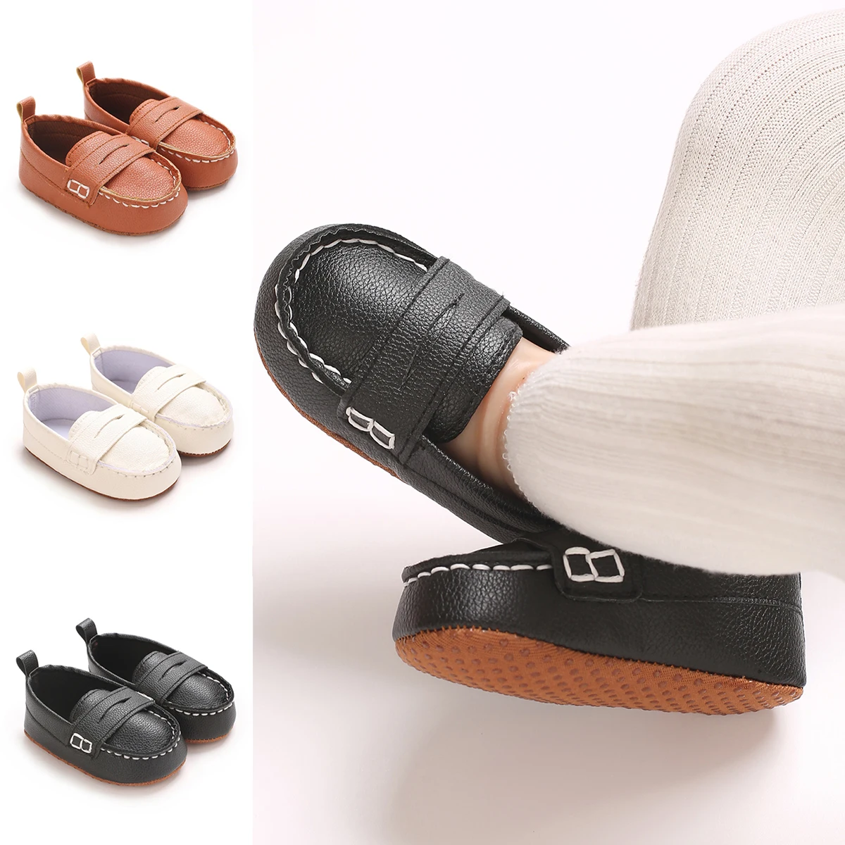 male baby casual slip on low top loafers lightweight and comfortable indoor and outdoor walking anti slip flat shoes 0 18m male baby casual slip on low top loafers lightweight and comfortable indoor and outdoor walking anti slip flat shoes 0 18m